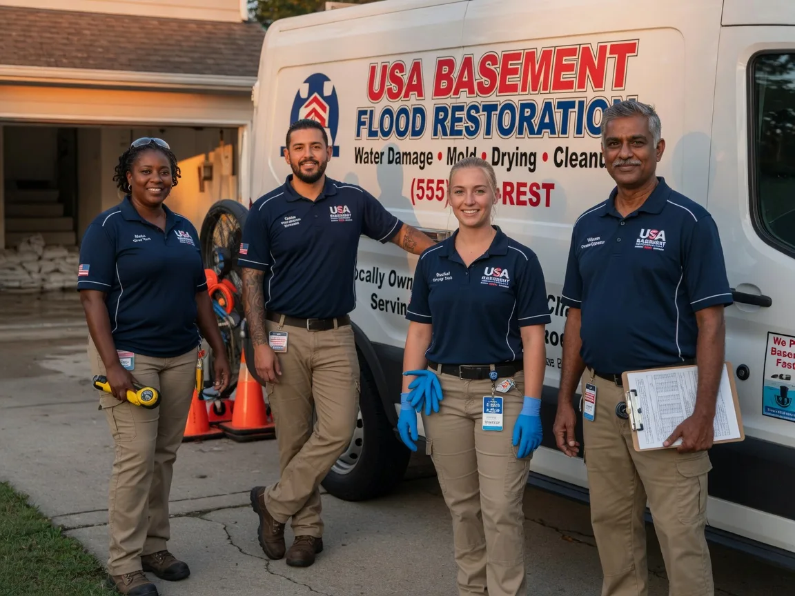 Basement Flood Cleanup company in New Site, MS
