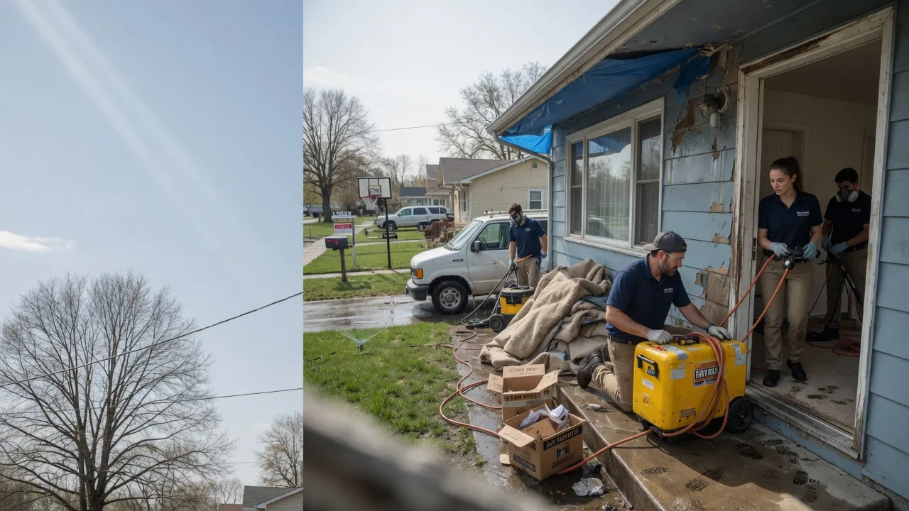 Basement Flood Cleanup in New Site, MS near me